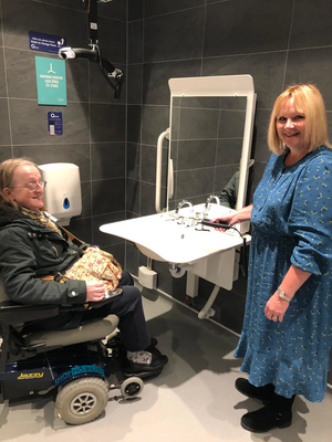 Guildford's first Changing Place public toilet