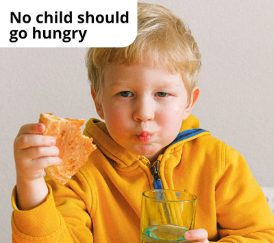 No Child Hungry - Boy in Yellow Jumper