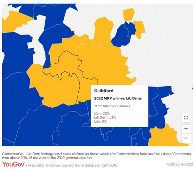 YouGov MRP poll 2.7.22